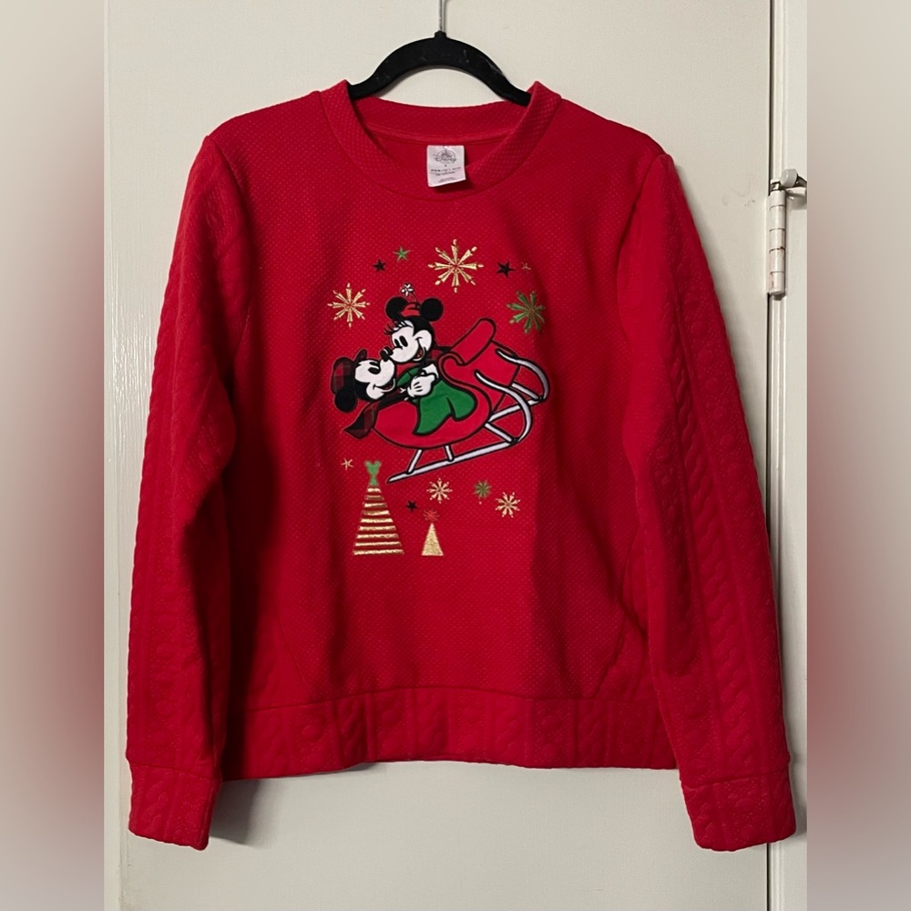 Like NEW Disney Christmas Crew Neck Sweater